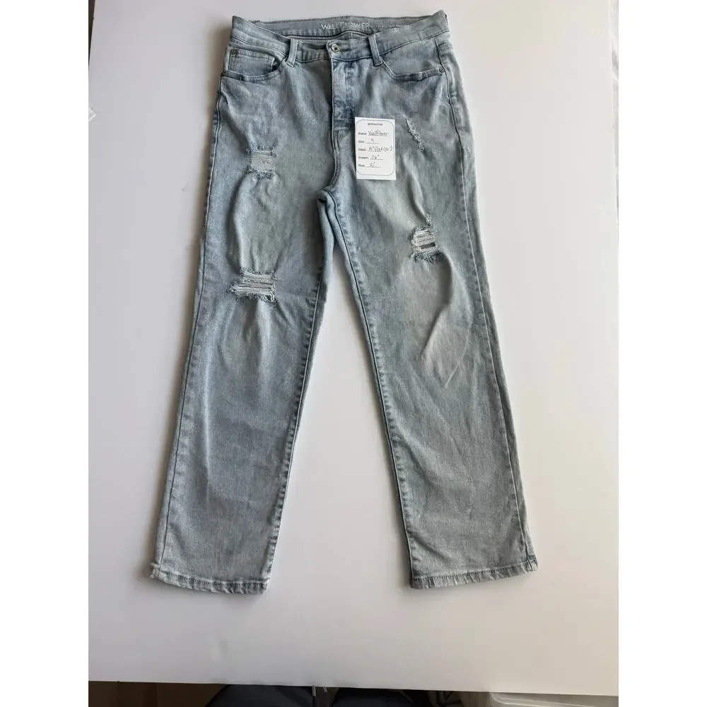 Children's Place Girls Flare Jeans Lot of 2 (Identical) Size 18 Light Wash